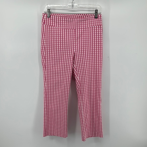 J. McLaughlin Pink and White Leggings - Picture 1 of 9